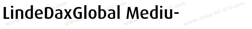LindeDaxGlobal Mediu字体转换